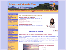 Tablet Screenshot of madeira-vakantie.com